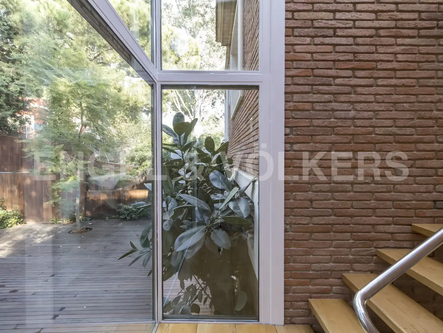 Terrace of Houses for rent in Barcelona  with Air Conditioner, Heating and Private garden