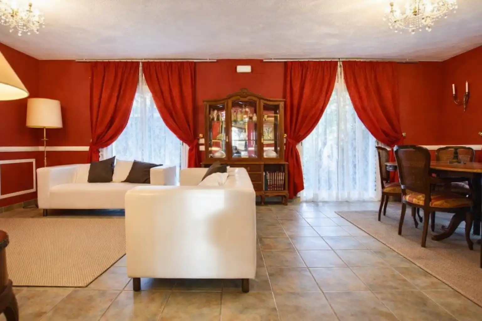 Sala de estar de Finca rústica en venta en Santa Oliva con Jardín privado