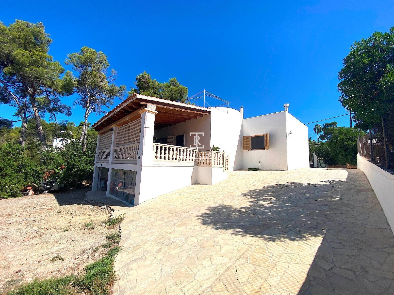 Exterior view of House or chalet for sale in Sant Antoni de Portmany  with Terrace and Storage room