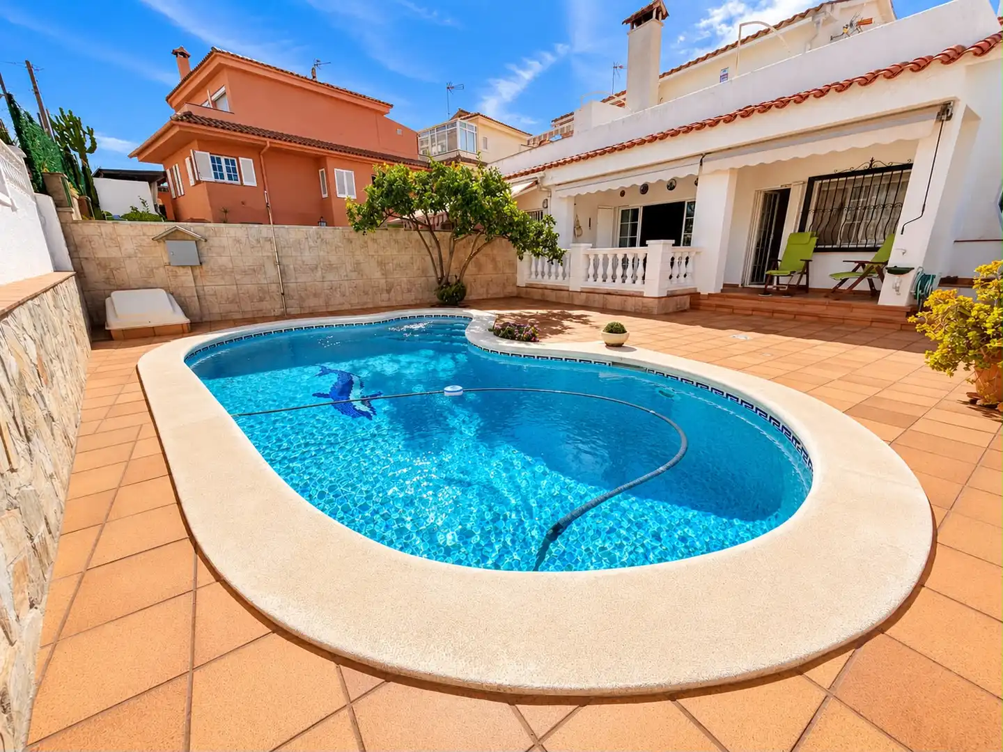 Piscina de Casa adosada en venda en Sant Pere de Ribes amb Calefacció, Terrassa i Piscina
