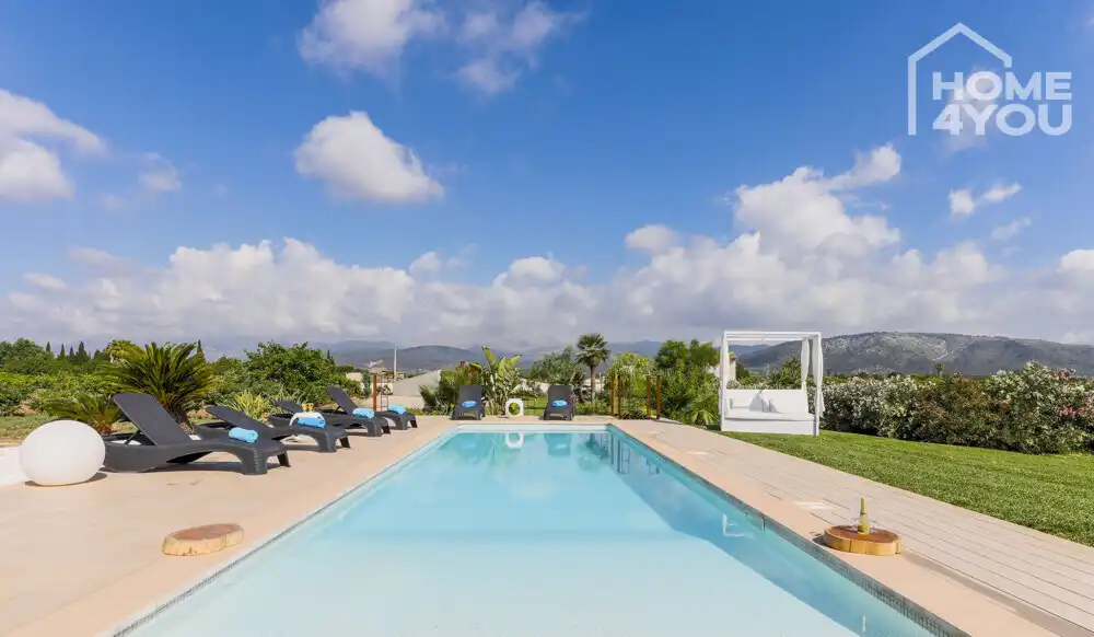 Swimming pool of Houses for sale in Sa Pobla  with Air Conditioner, Heating and Terrace
