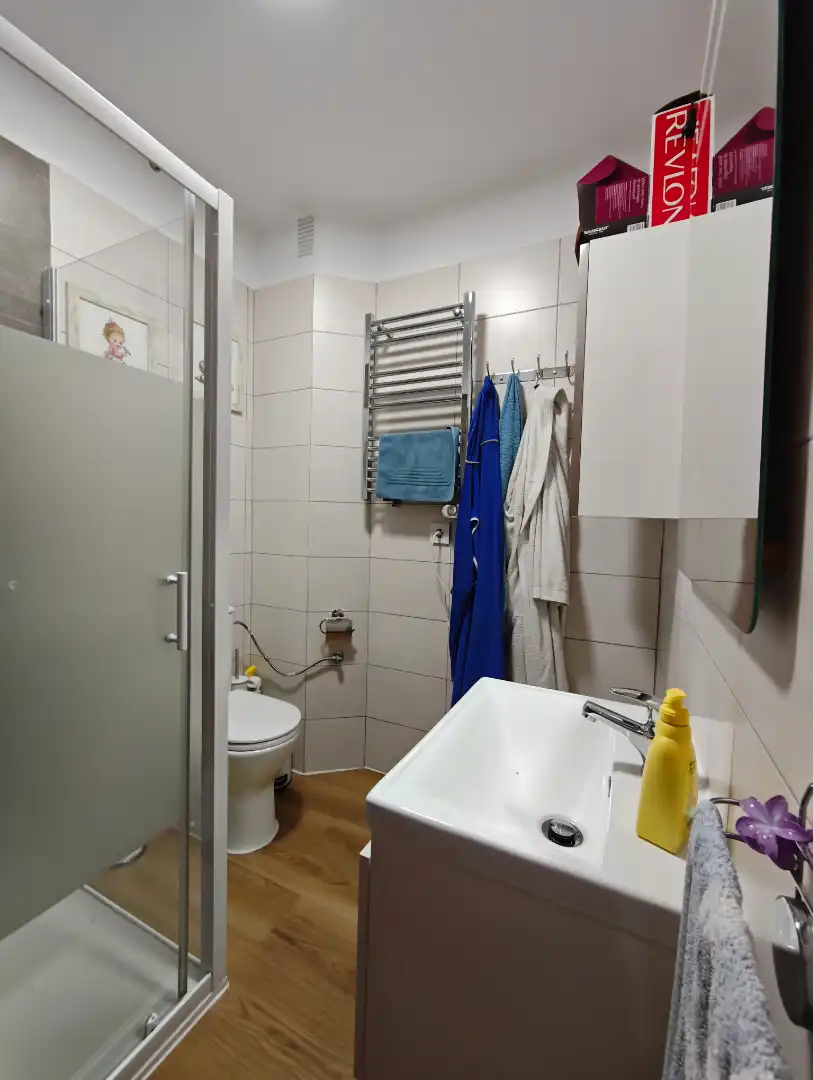 Badezimmer von Wohnung zum Verkauf in Ferrol mit Heizung, Möbliert und Waschmaschine