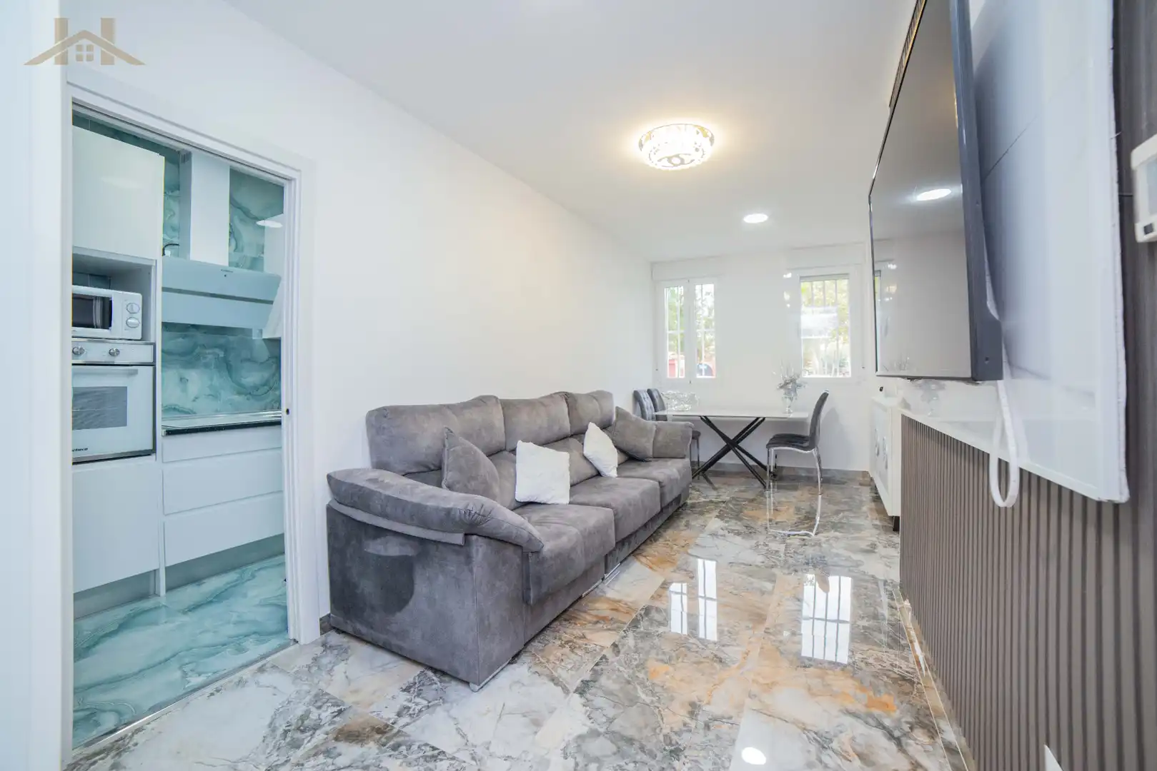 Sala de estar de Piso en venta en Fuenlabrada con Calefacción y Amueblado