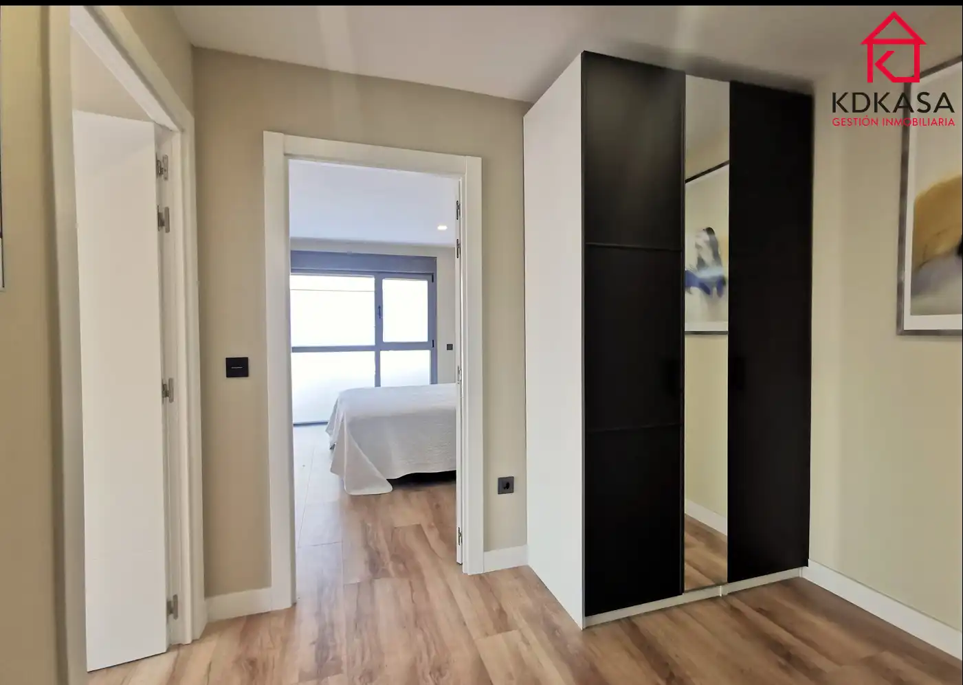 Bedroom of Flat for rent in Madrid  with Air Conditioner, Heating and Terrace