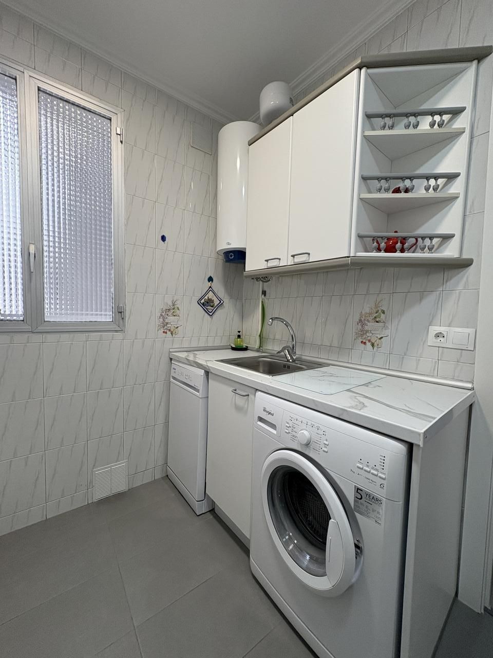 Kitchen of Flat to rent in  Madrid Capital  with Heating