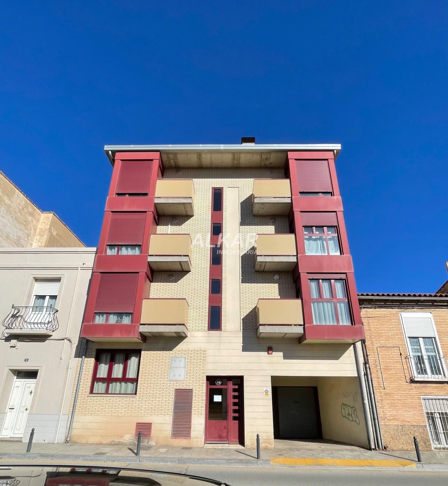 Exterior view of Flat for sale in Tudela  with Heating, Parquet flooring and Terrace