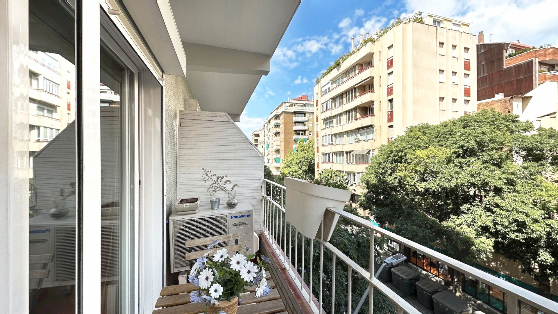 Balcony of Flat for sale in  Barcelona Capital  with Air Conditioner, Heating and Terrace