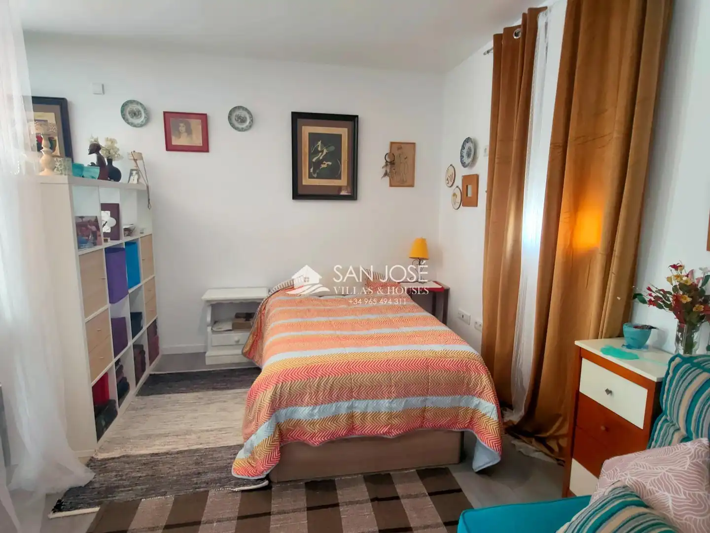 Habitación de Casa o chalet en venta en Aspe con Jardín privado, Trastero y Amueblado