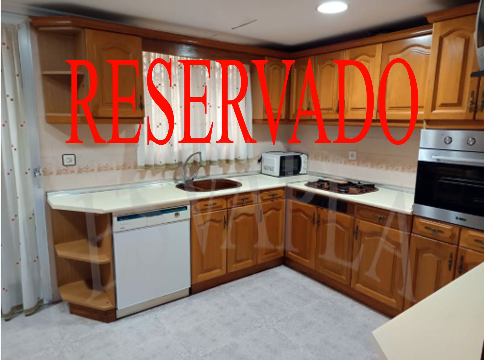 Cocina de Piso de alquiler en Alicante / Alacant con Aire acondicionado, Amueblado y Lavadora