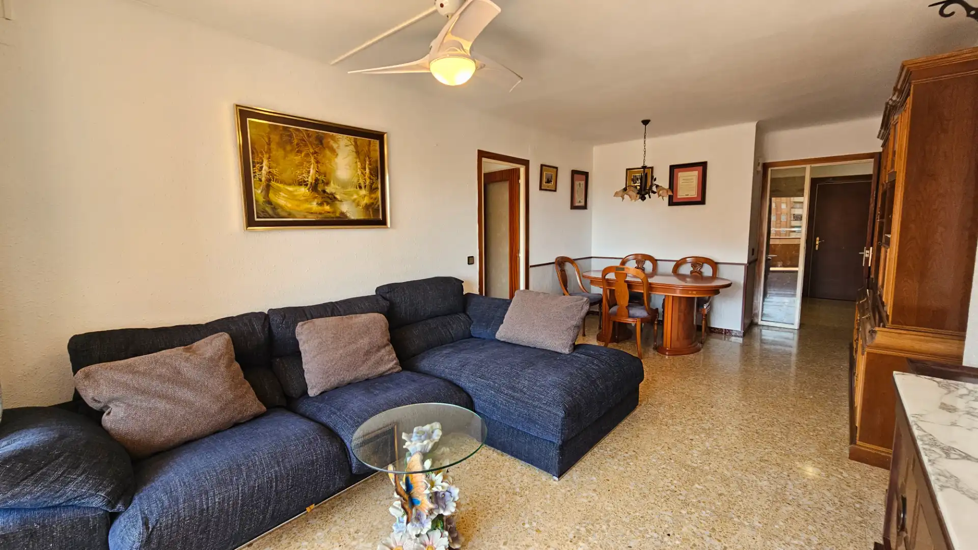 Living room of Flat for sale in Tarragona  with Terrace, Oven and Balcony
