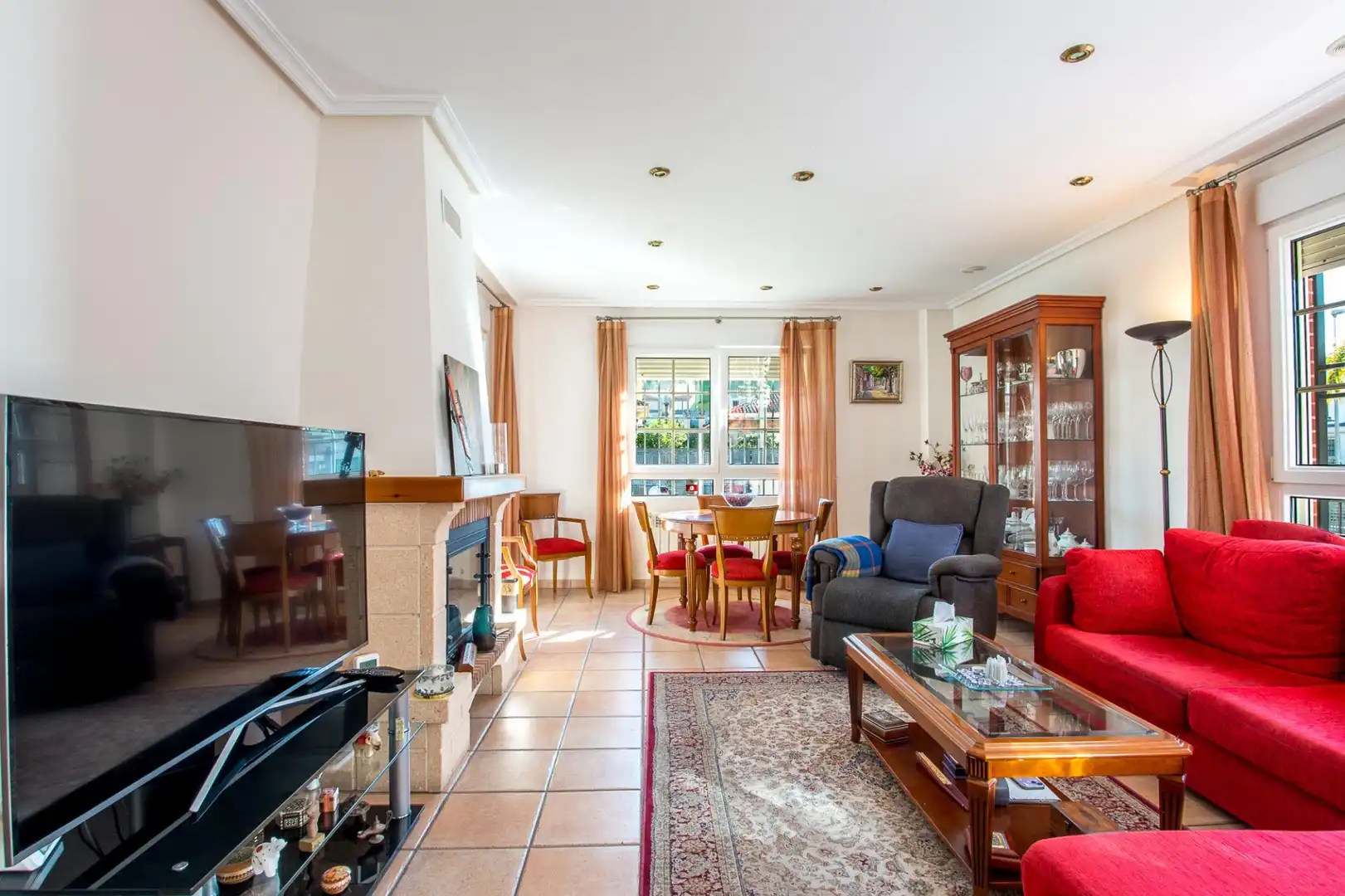 Sala de estar de Casa o chalet en venta en Murcia con Aire acondicionado, Calefacción y Jardín privado