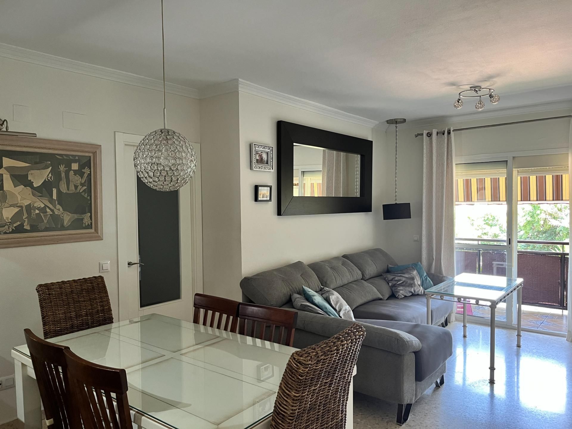 Living room of Flat for sale in Coria del Río  with Air Conditioner and Balcony