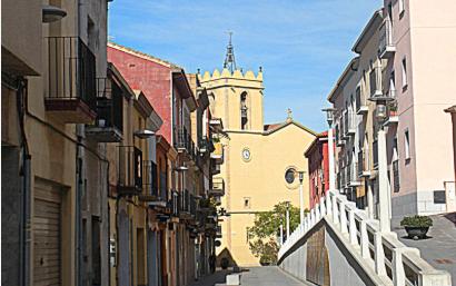 Vista exterior de Pis en venda en Castellbisbal amb Calefacció, Parquet i Moblat