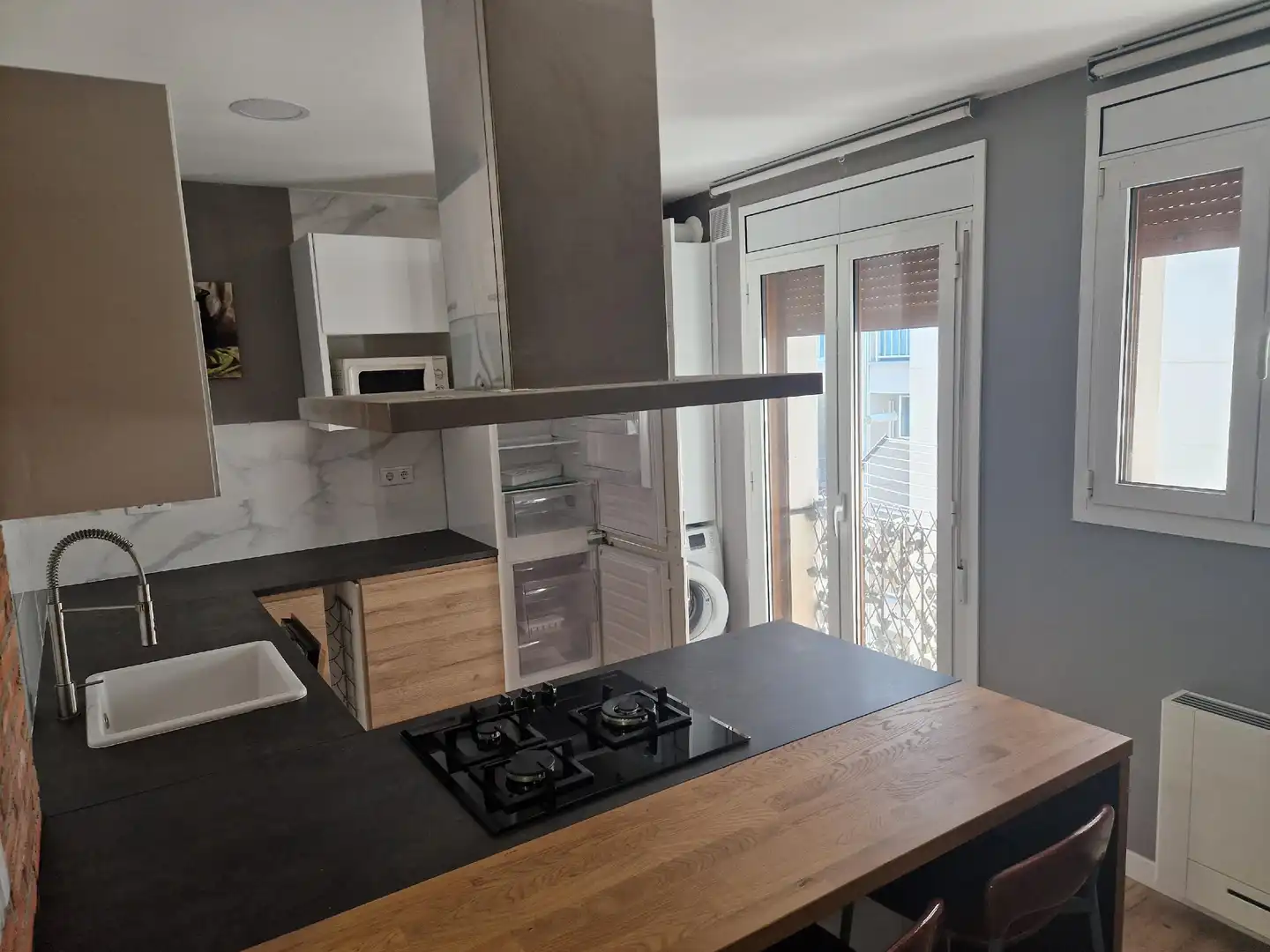 Kitchen of Flat for sale in Lleida  with Air Conditioner, Heating and Parquet flooring