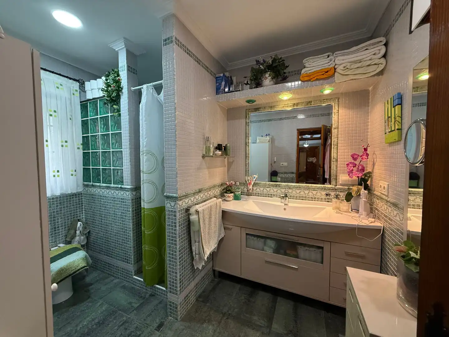 Badezimmer von Haus oder Chalet zum Verkauf in Elda mit Klimaanlage, Heizung und Privatgarten
