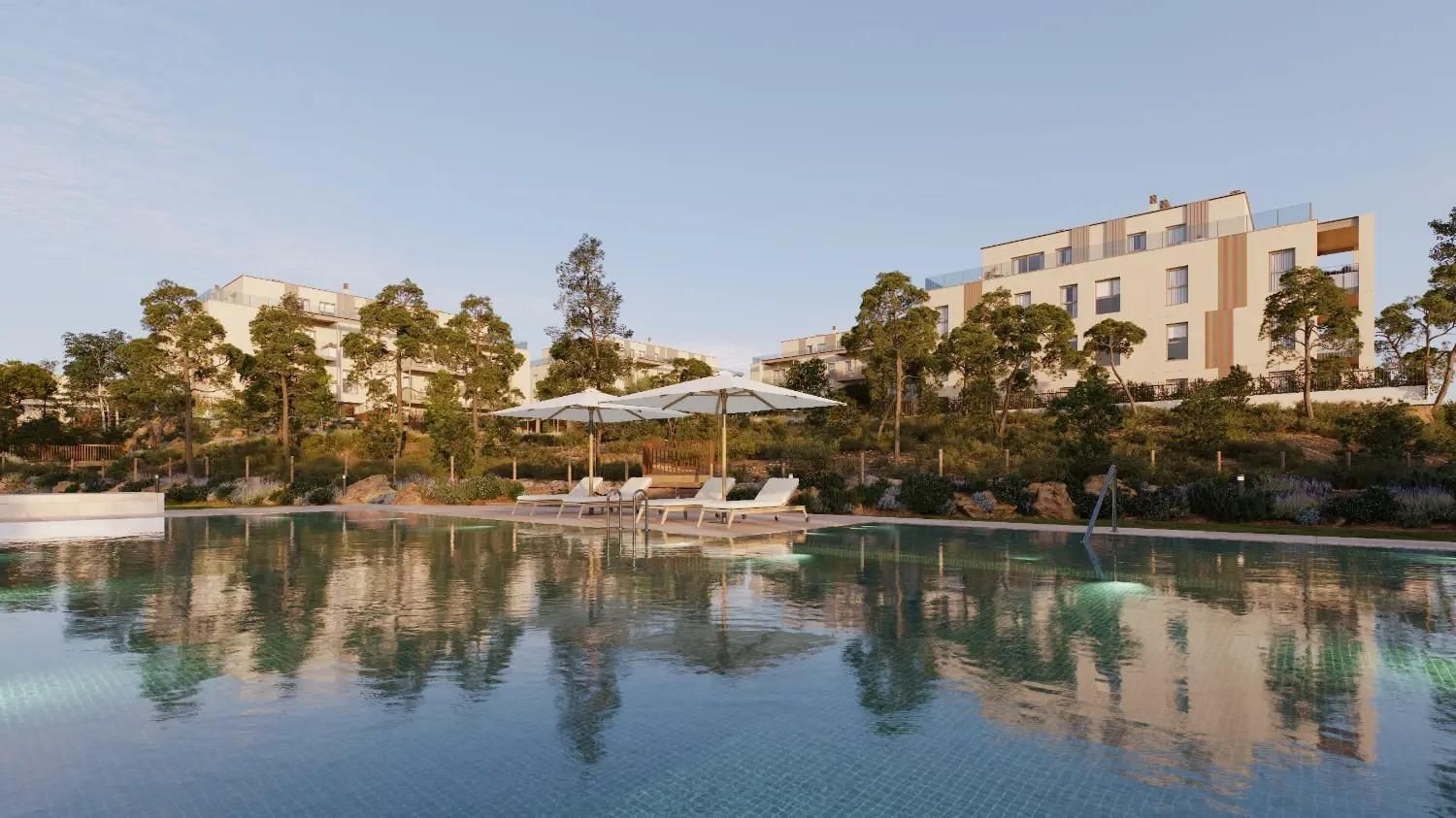 Piscina de Apartament en venda en Godella amb Piscina