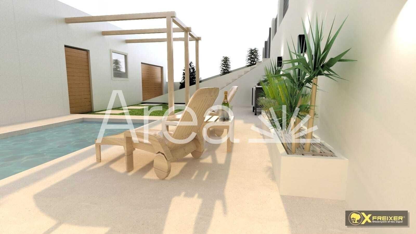 Terrassa de Casa o xalet en venda en Sant Cebrià de Vallalta amb Aire condicionat i Piscina