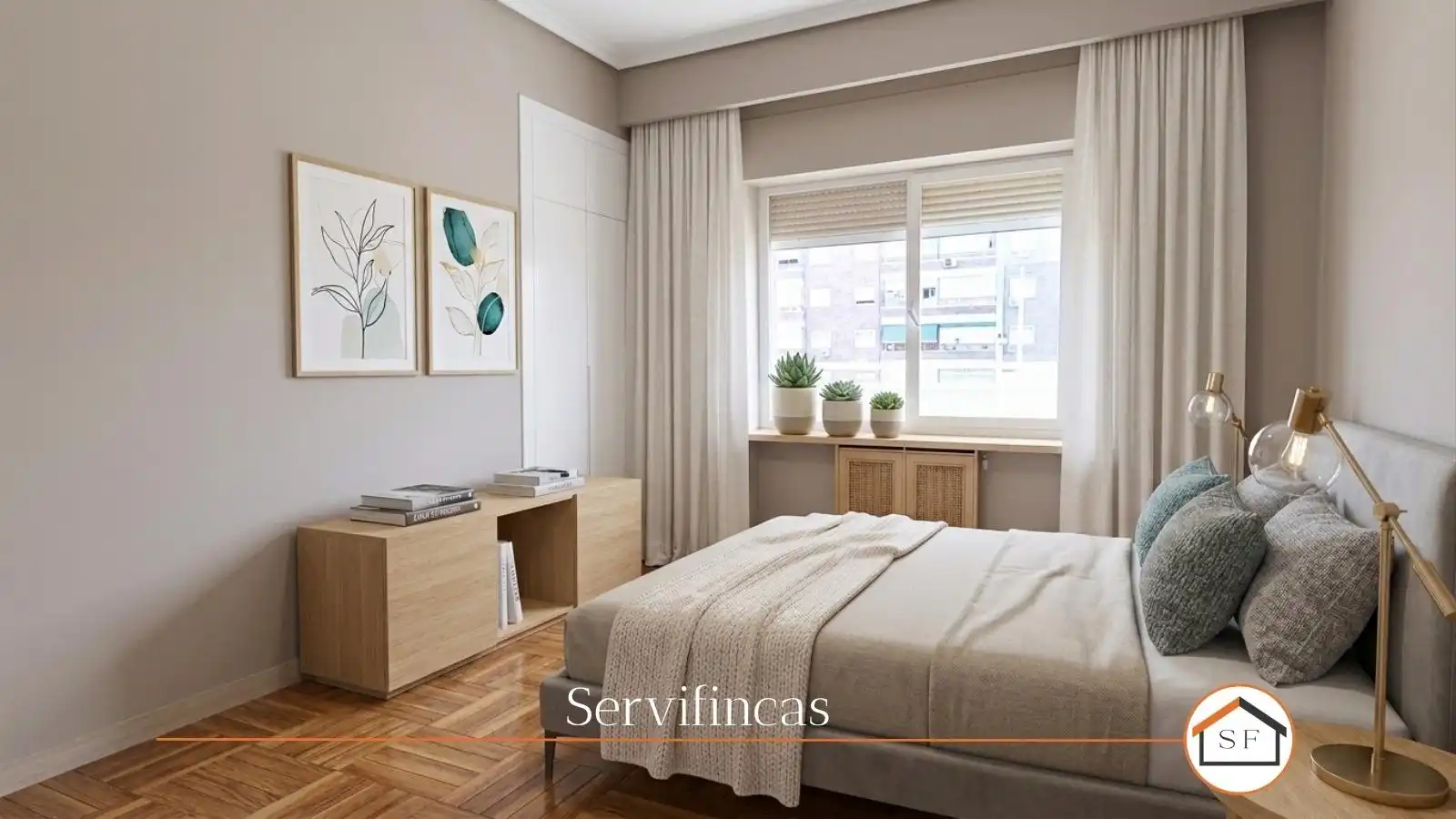 Bedroom of Flat for sale in Madrid  with Air Conditioner, Heating and Parquet flooring