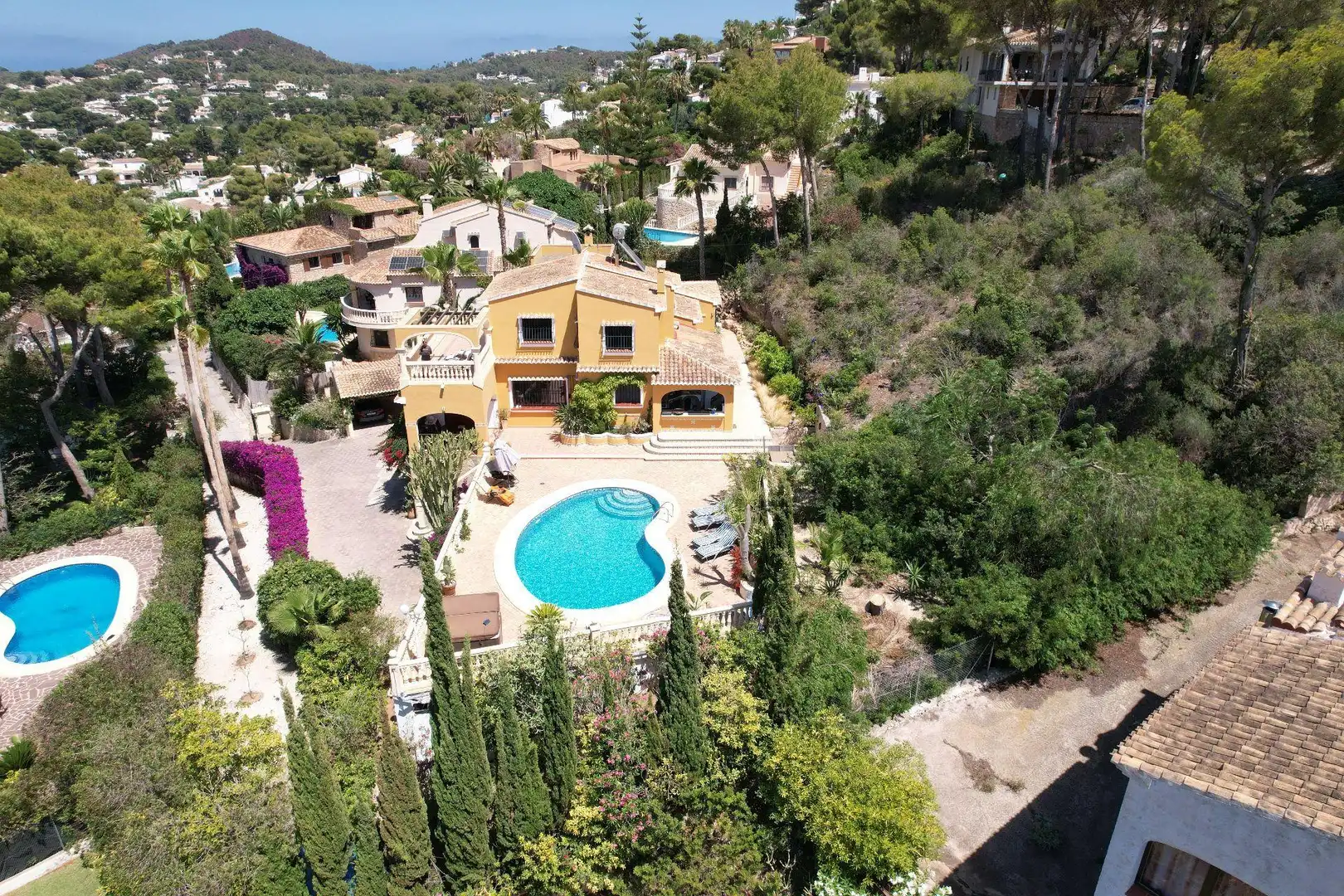 Exterior view of Houses for sale in Jávea / Xàbia  with Air Conditioner, Heating and Private garden