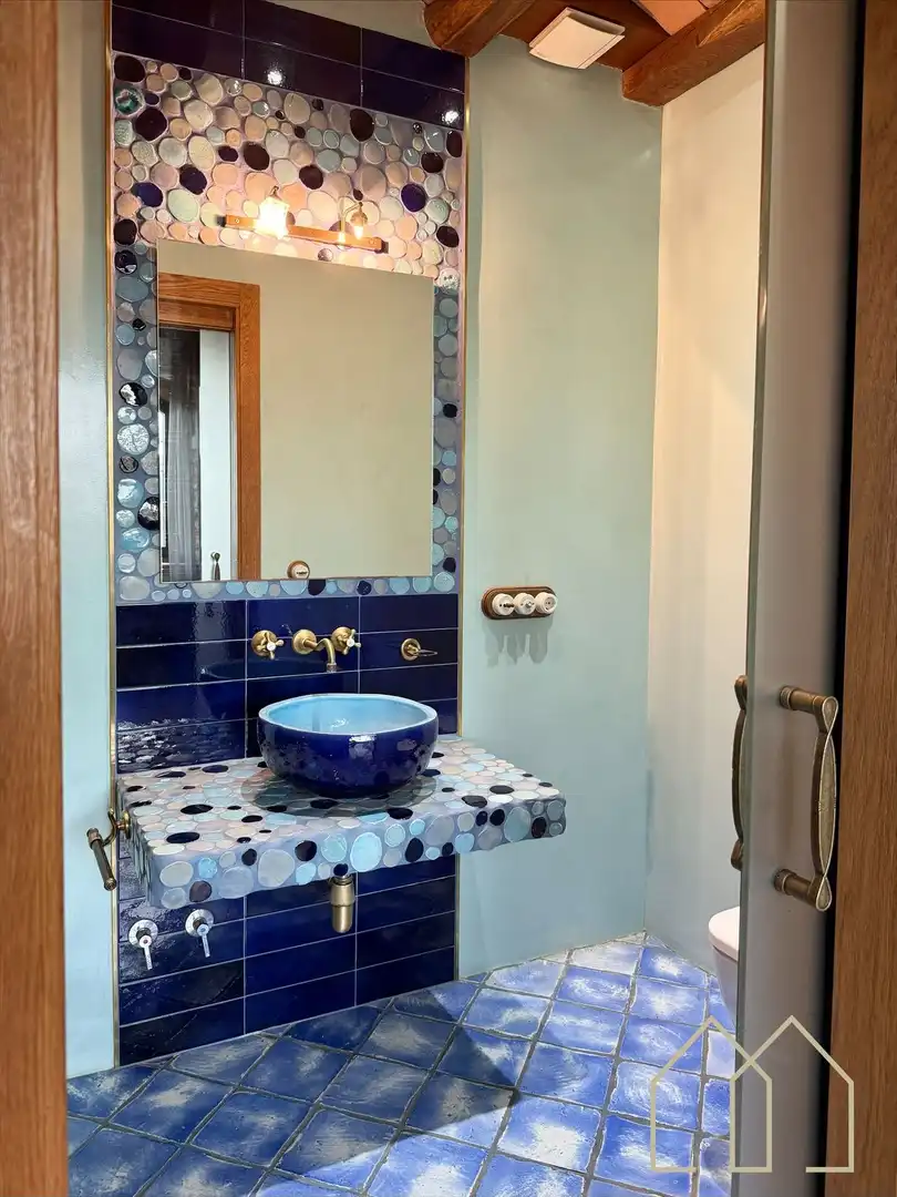 Baño de Casa o chalet en venta en Sant Joan de Mollet con Aire acondicionado, Calefacción y Jardín privado