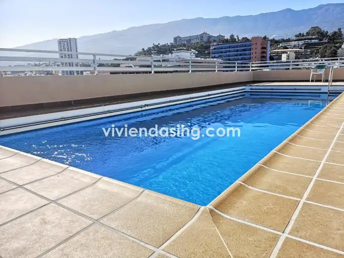 Schwimmbecken von Wohnung zur Miete in Puerto de la Cruz mit Terrasse, Möbliert und Waschmaschine
