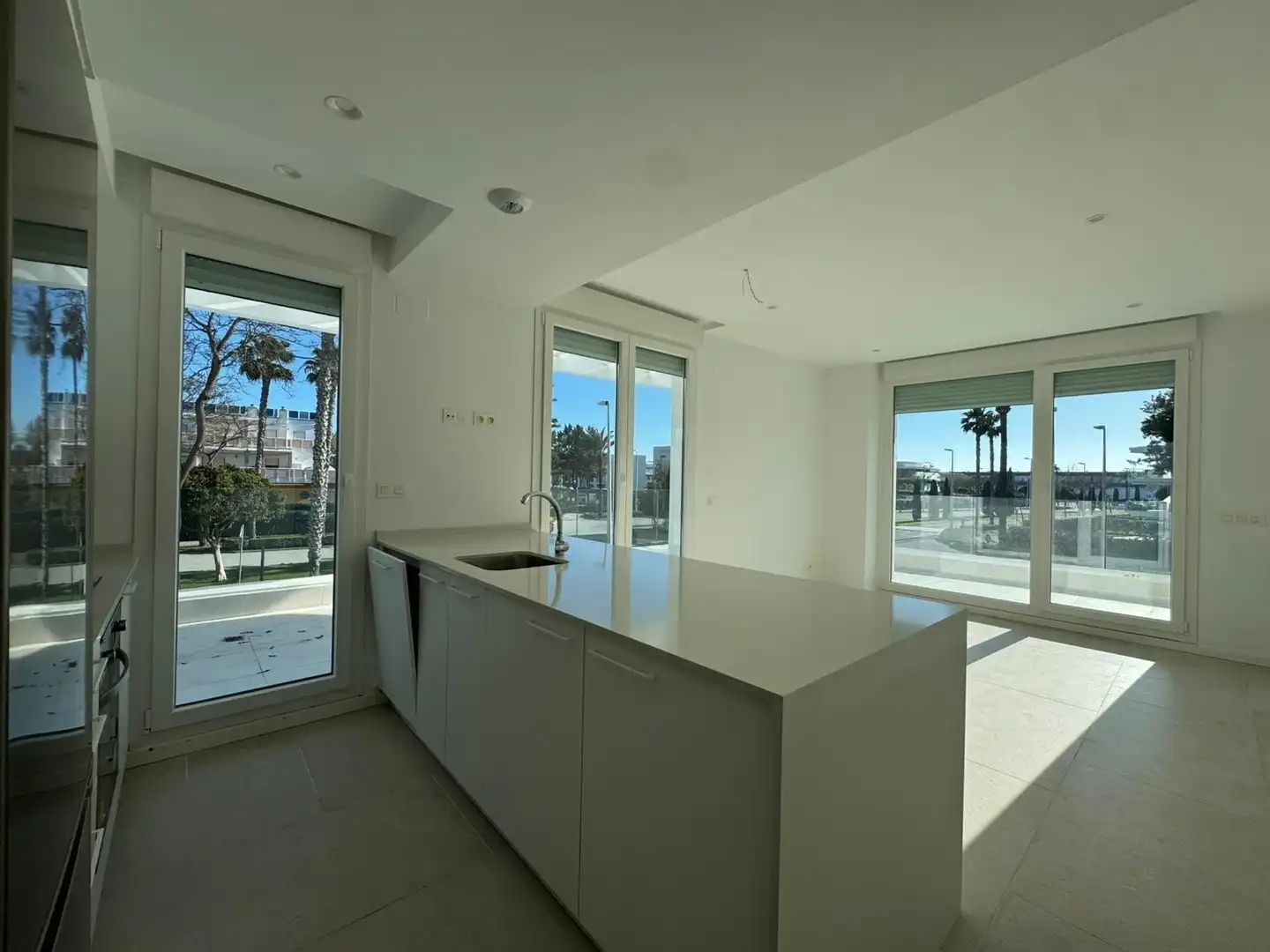 Cocina de Apartamento en venta en Chipiona con Terraza, Balcón y Piscina comunitaria