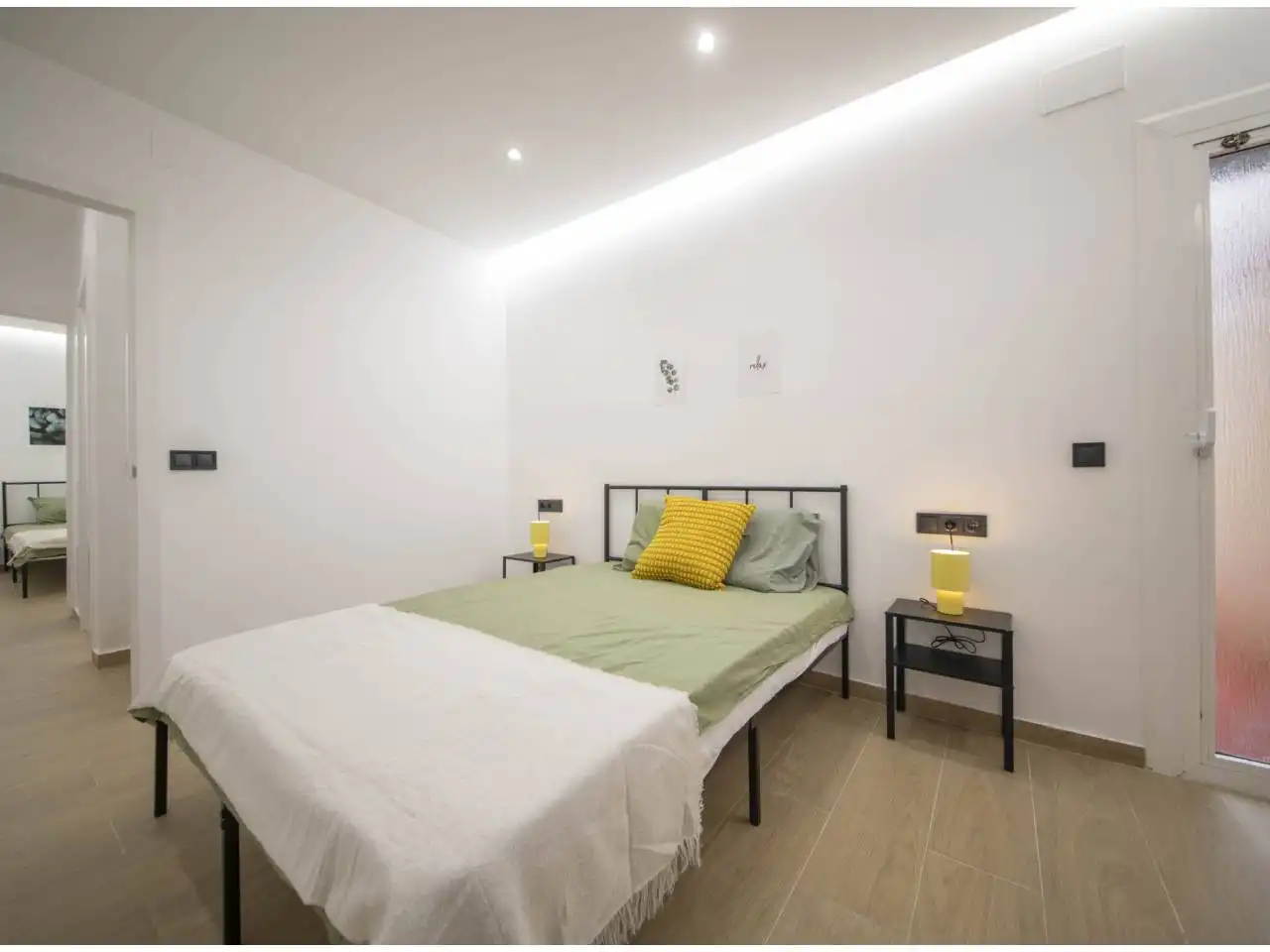 Schlafzimmer von Wohnung zum Verkauf in L'Hospitalet de Llobregat mit Klimaanlage, Parkett und Terrasse