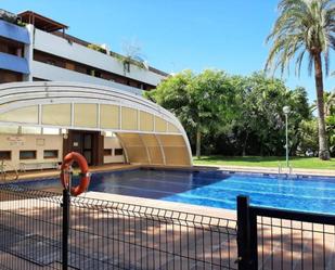 Swimming pool of Duplex to rent in Massalfassar  with Heating, Private garden and Terrace