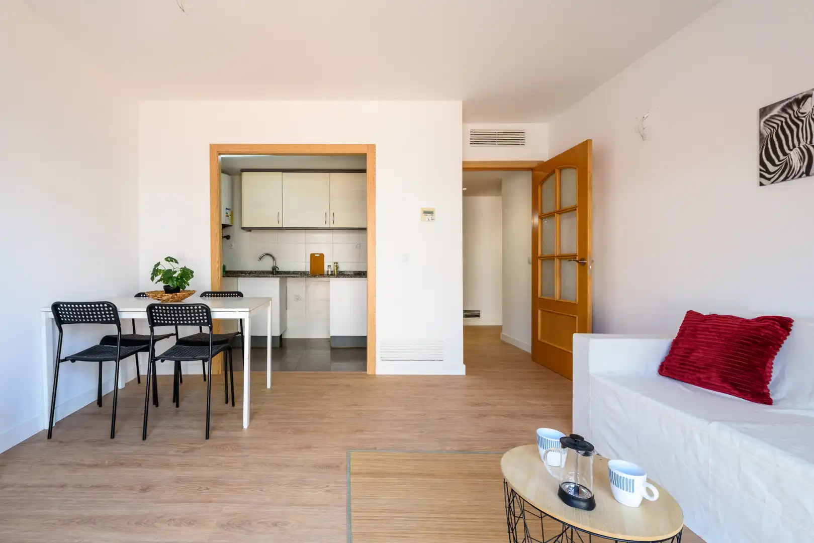 Sala de estar de Piso en venta en La Pobla de Mafumet con Aire acondicionado, Calefacción y Terraza