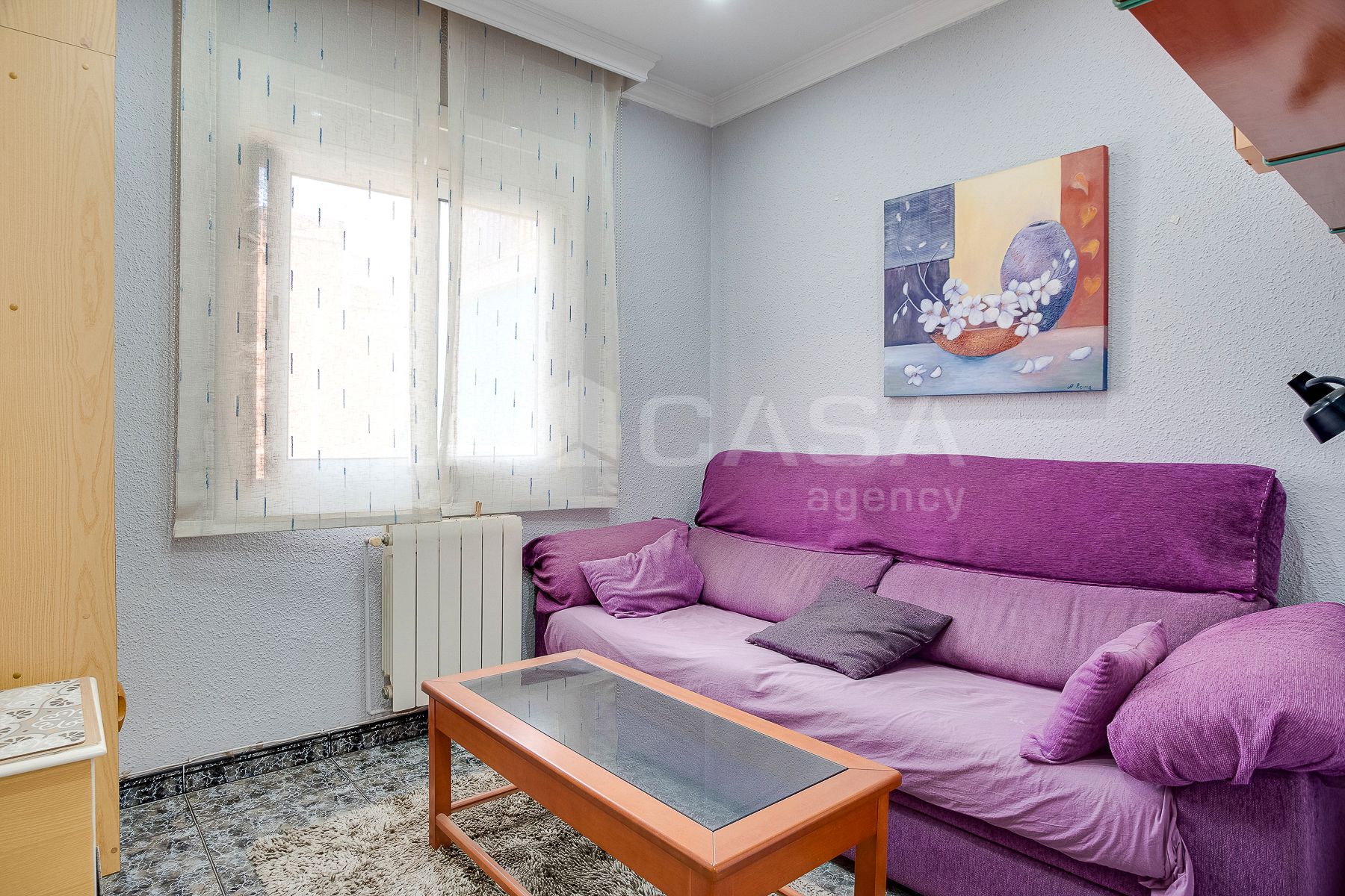 Living room of Flat for sale in L'Hospitalet de Llobregat  with Balcony