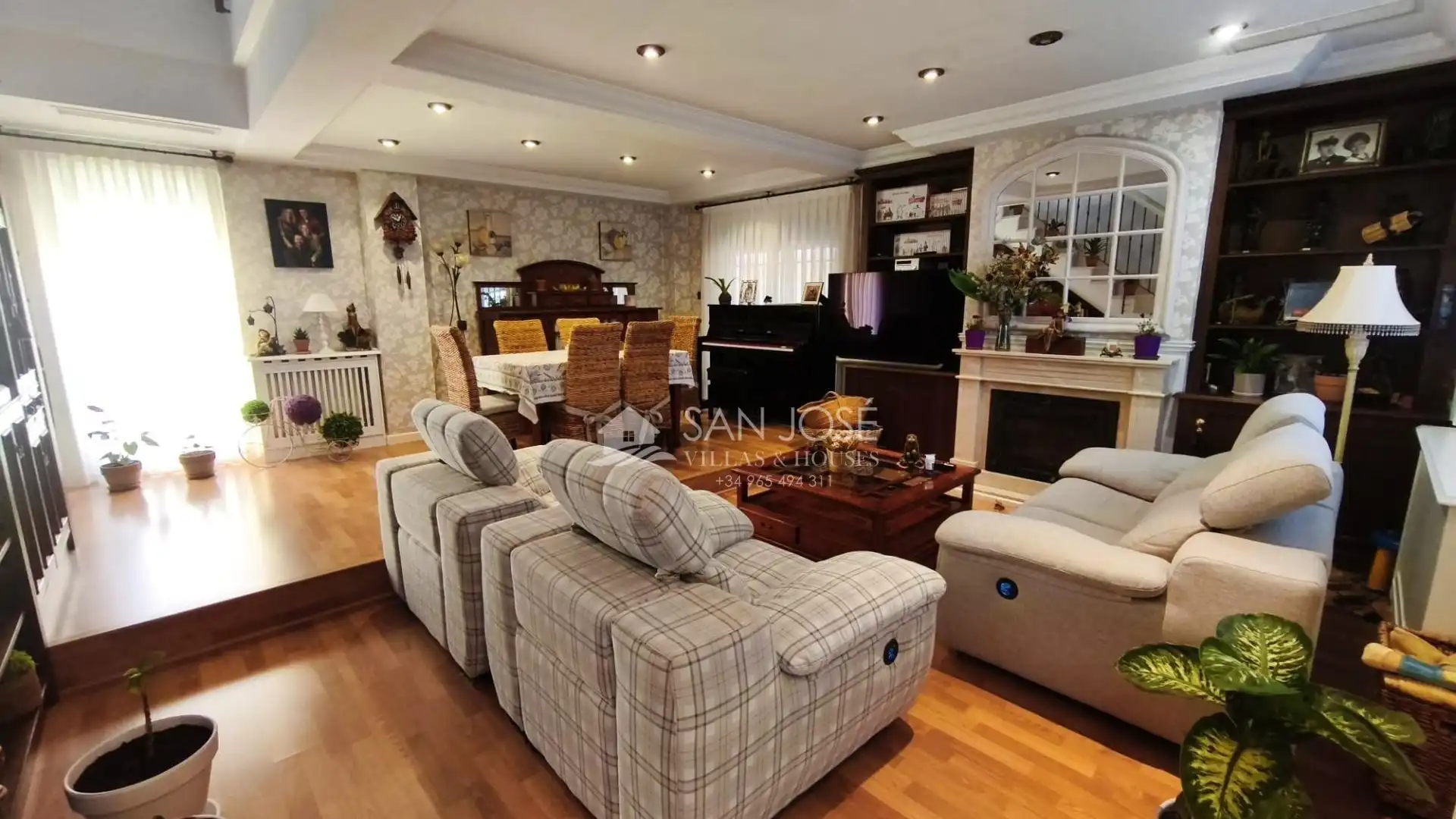 Living room of Houses for sale in Aspe  with Air Conditioner, Private garden and Terrace