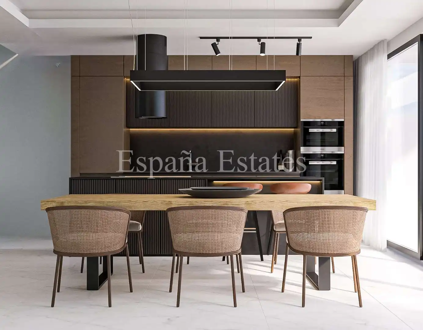 Cocina de Casa o chalet en venta en Nerja con Aire acondicionado, Piscina y Amueblado
