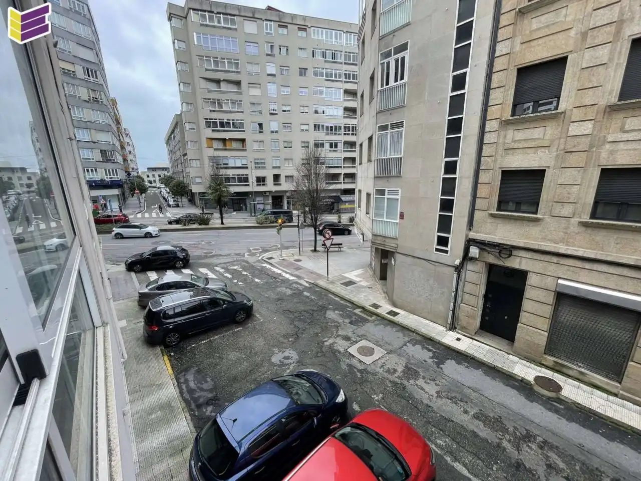 Exterior view of Flat for sale in Vigo   with Heating, Parquet flooring and Terrace