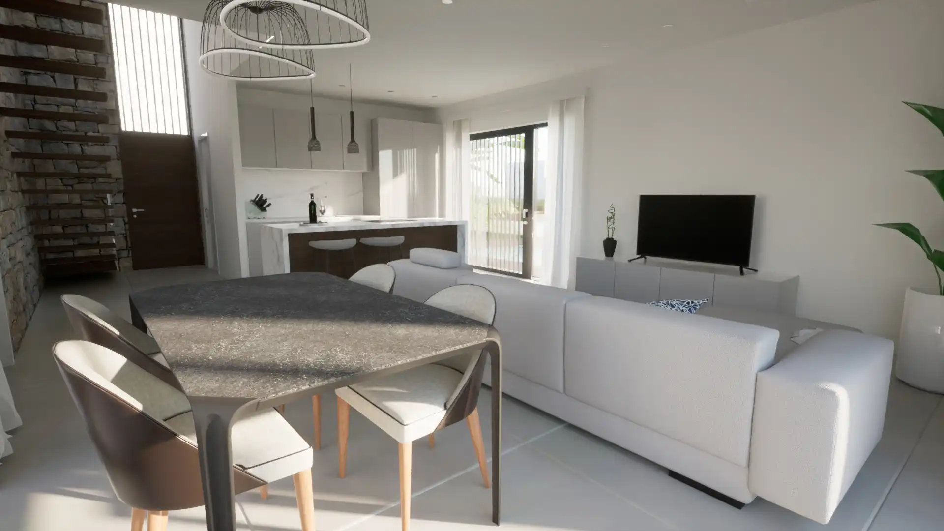 Neubau-Villa mit Terrasse zum Verkauf in Camí Pou de la Muntanya 21, imagen 2