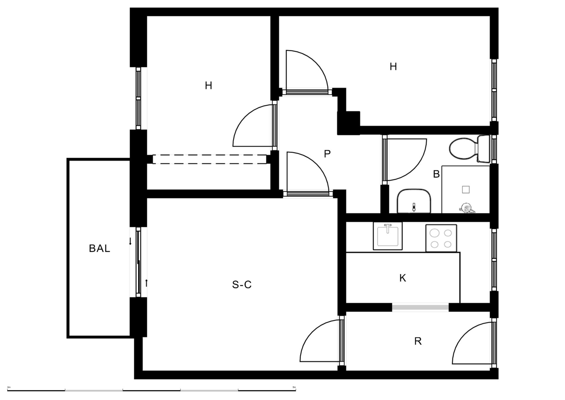 Pis de lloguer en  Madrid Capital amb Terrassa, Forn i Balcó