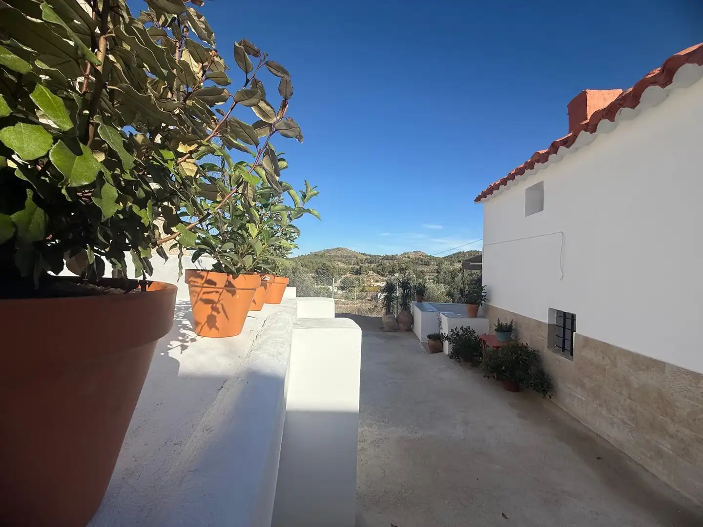 Vista exterior de Casa o xalet en venda en Cehegín amb Aire condicionat, Jardí privat i Terrassa