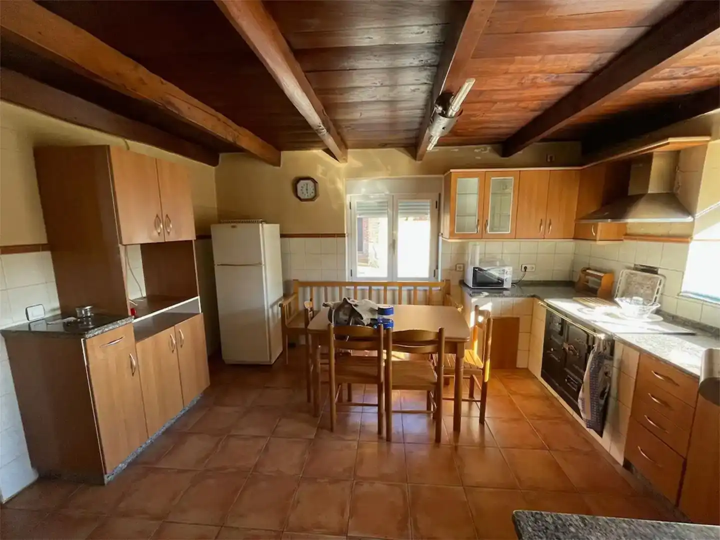 Kitchen of Flat for sale in Gradefes  with Parquet flooring and Furnished