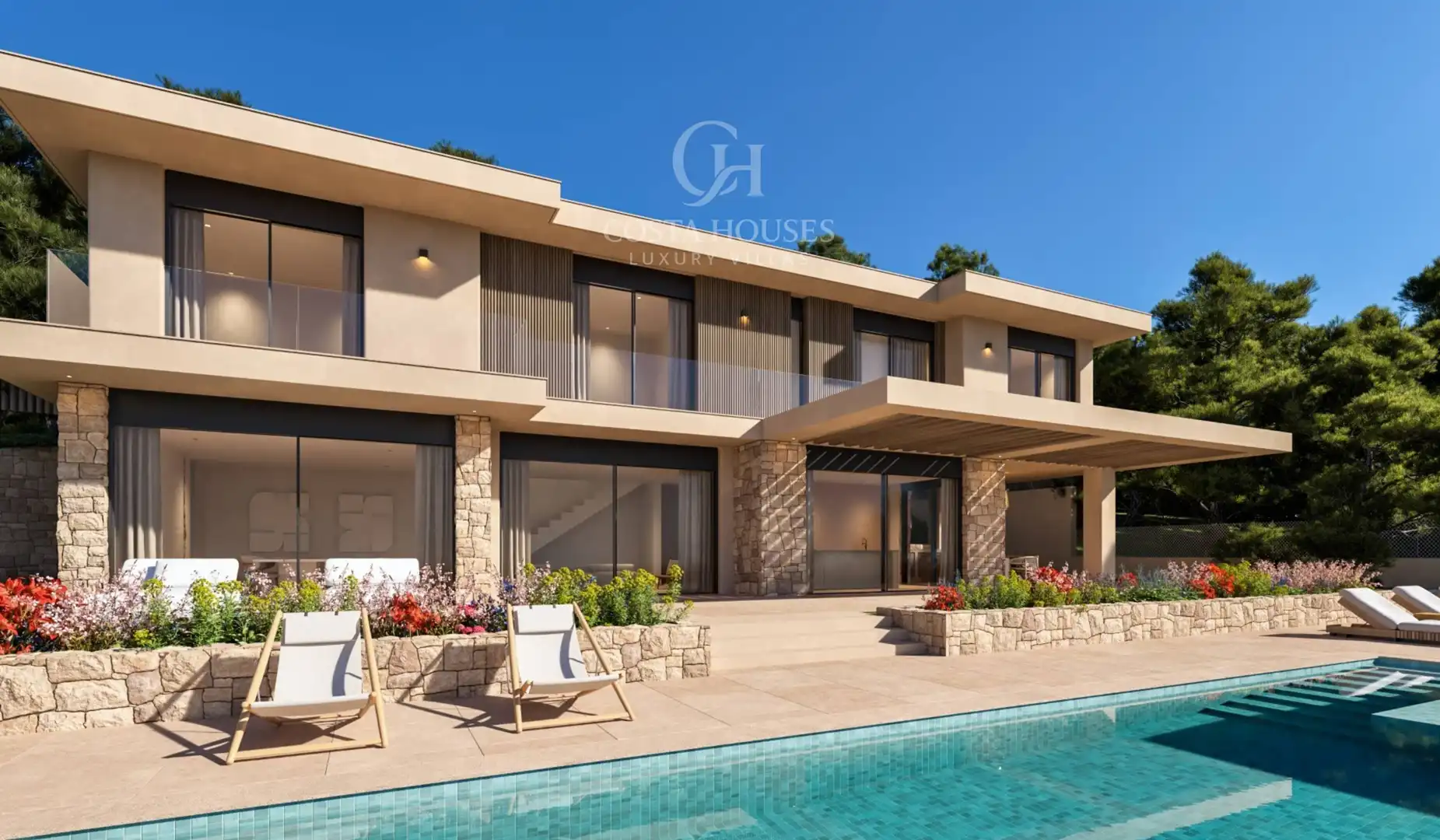 Vista exterior de Casa o xalet en venda en Jávea / Xàbia amb Aire condicionat, Calefacció i Jardí privat