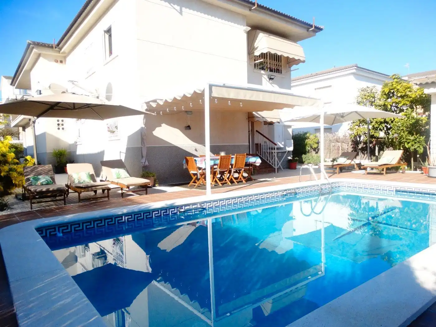 Piscina de Casa o xalet en venda en Calafell amb Aire condicionat, Traster i Piscina