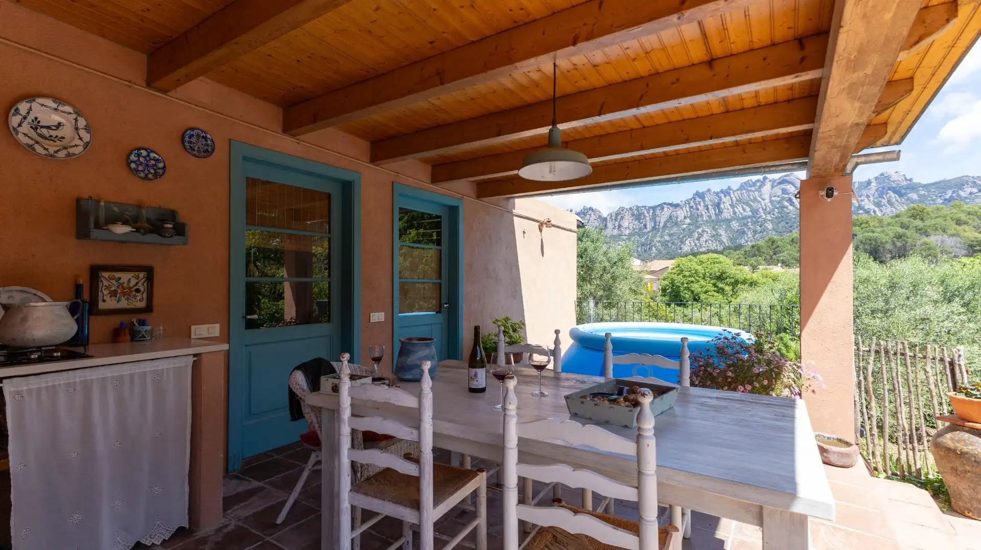 Terraza de Finca rústica en venta en El Bruc con Calefacción y Terraza