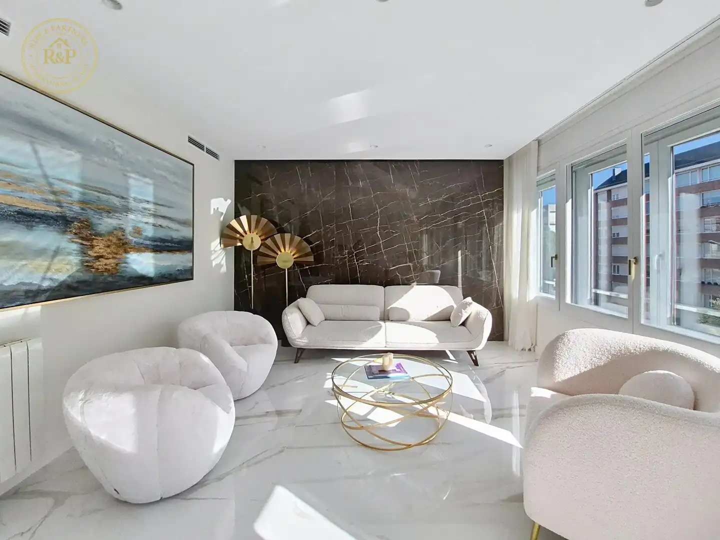 Living room of Flat for sale in Barcelona  with Heating, Storage room and Swimming Pool