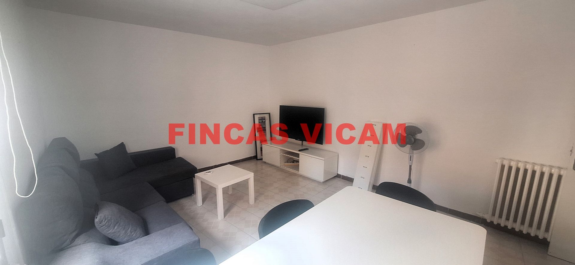Sala de estar de Piso de alquiler en  Huesca Capital con Calefacción, Amueblado y Horno