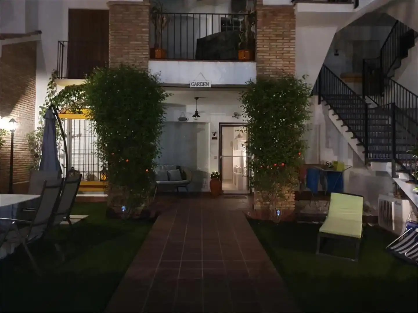 Terrace of Flat for rent in Vera  with Air Conditioner, Private garden and Furnished