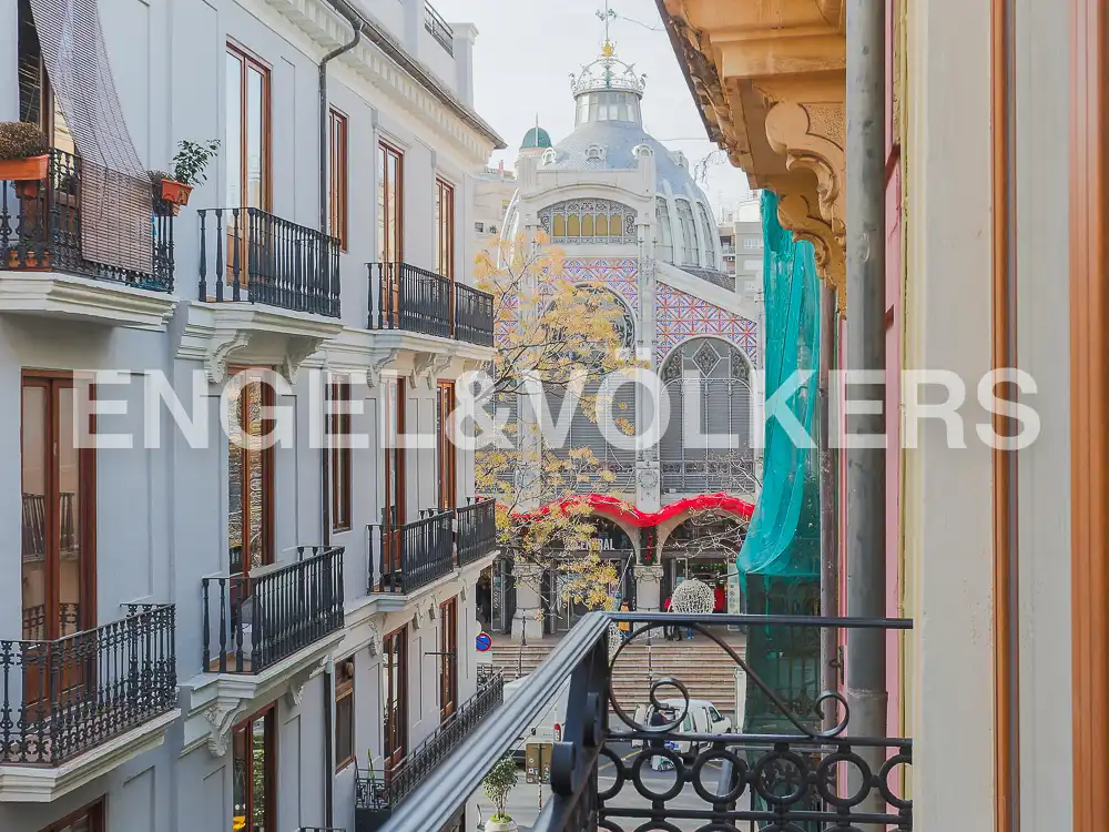 Vista exterior de Pis de lloguer en Valencia amb Aire condicionat, Calefacció i Moblat