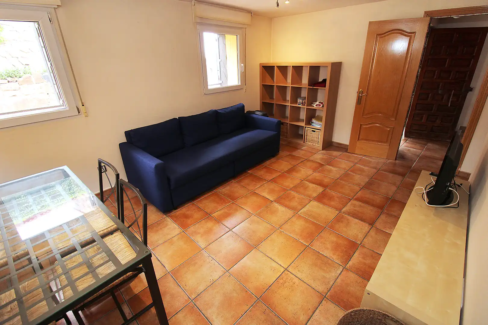 Sala de estar de Casa adosada en venta en El Atazar con Calefacción, Terraza y Trastero