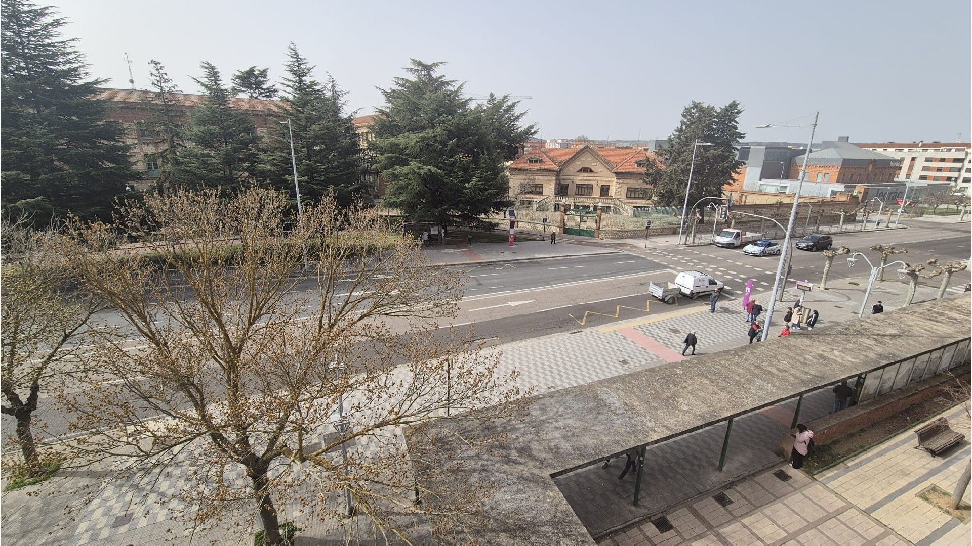 Vista exterior de Apartament en venda en Palencia Capital amb Calefacció i Terrassa