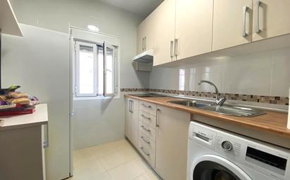 Kitchen of Flat for sale in  Madrid Capital  with Parquet flooring, Terrace and Furnished