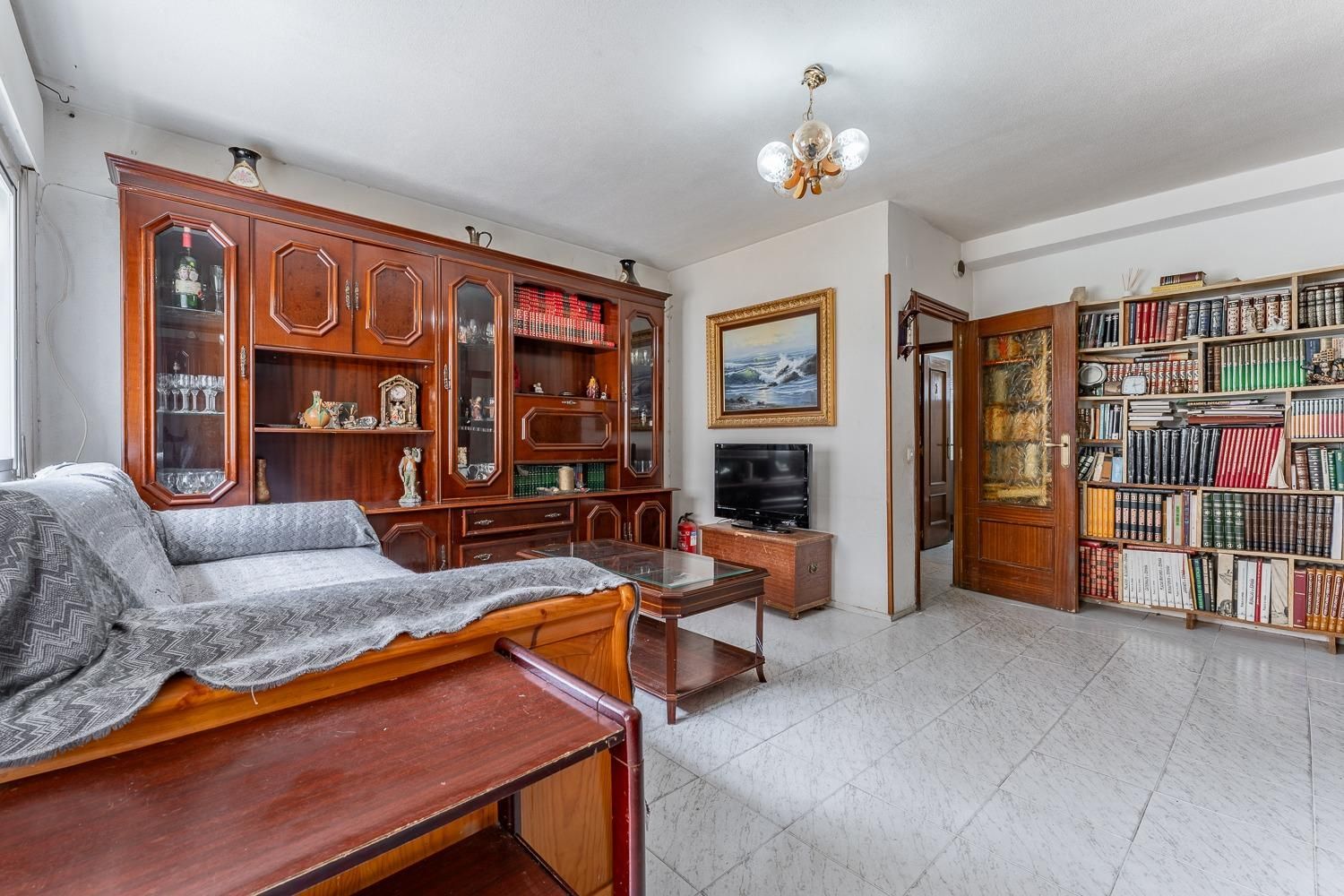 Bedroom of Flat for sale in  Madrid Capital  with Heating, Terrace and Storage room