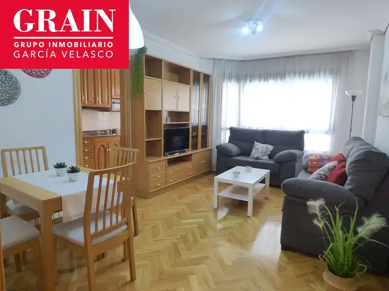 Sala d'estar de Apartament de lloguer en Albacete amb Aire condicionat, Calefacció i Parquet