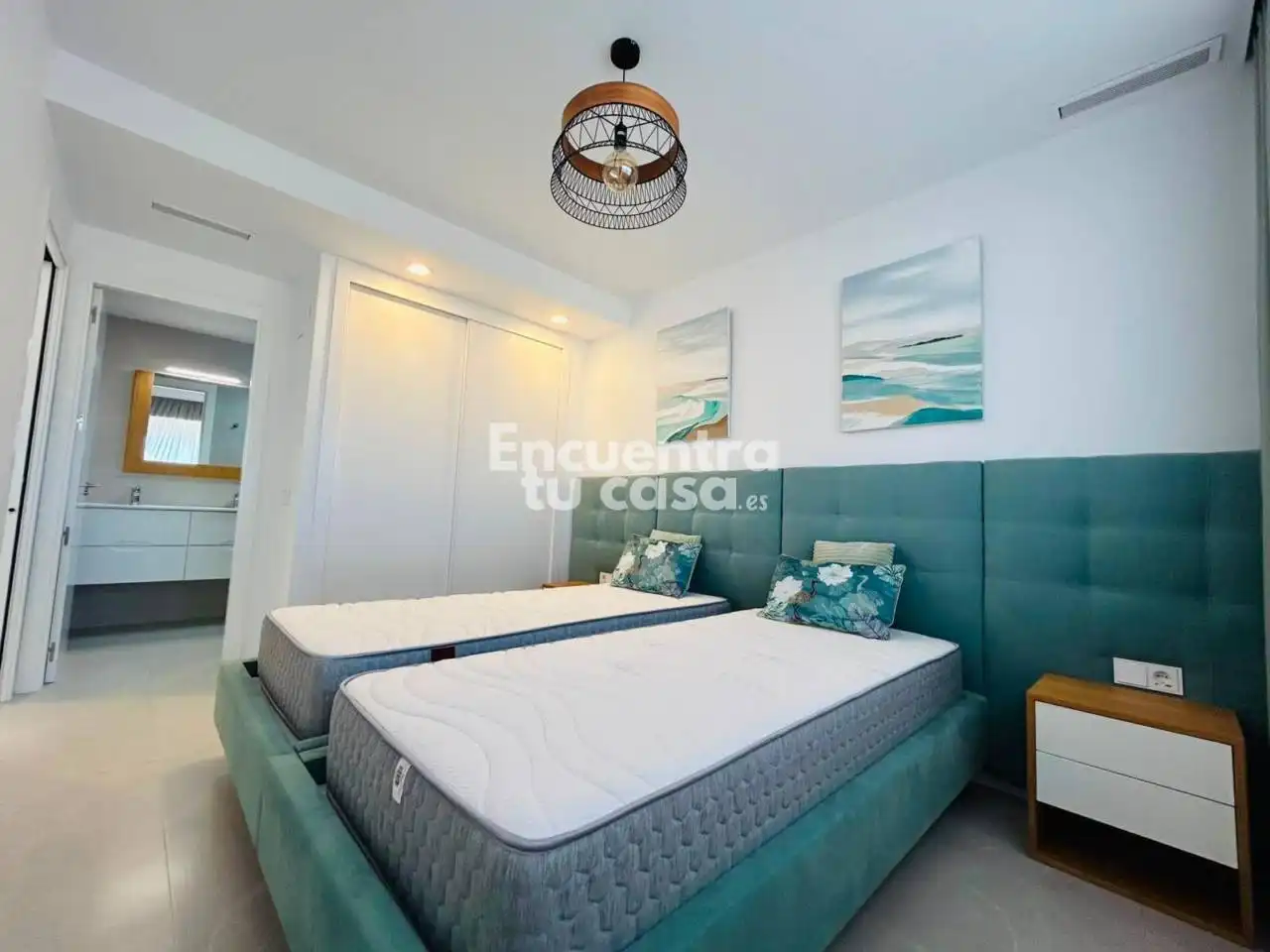 Schlafzimmer von Wohnung zur Miete in Finestrat mit Klimaanlage, Heizung und Terrasse